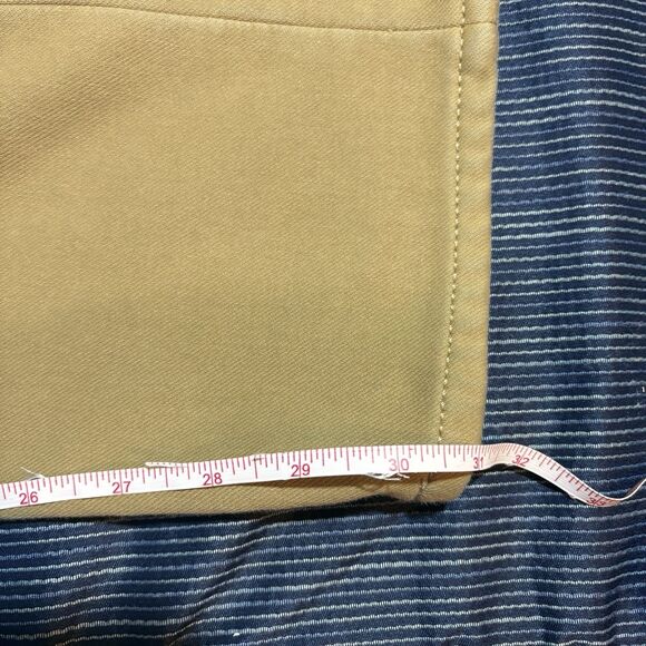 Levi’s 502 Warm Jeans Mens 33x32 Big E Taper Fit Khaki Stretch Casual Pants - Picture 12 of 15